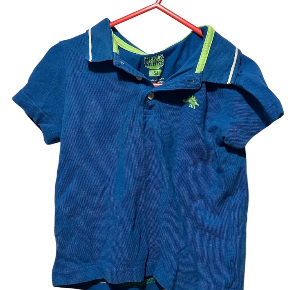 F&F Vibrant Blue Kids Polo Shirt